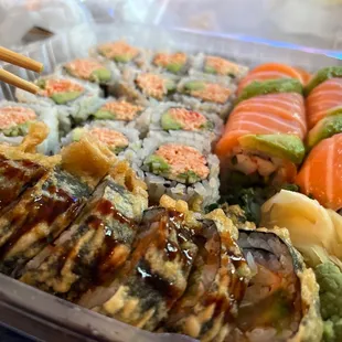 sushi and sashimi, sashimi, food, sushi