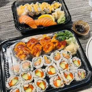 food, sushi, sushi and sashimi, sashimi