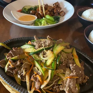Beef Bulgogi Sizzling Platter