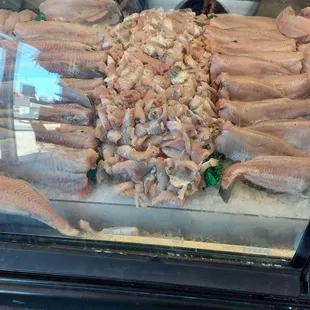 Fresh Catfish nuggets and whole catfish