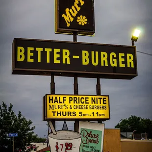 a sign for a restaurant