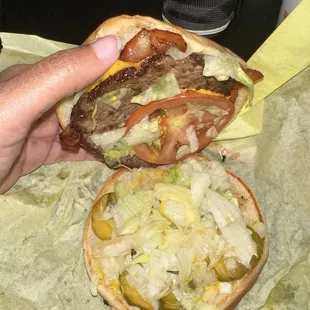 Bacon cheeseburger