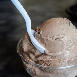 Chocolate frozen custard