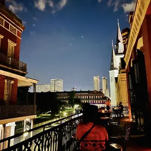 Balcony view NOLA at night what could be better???