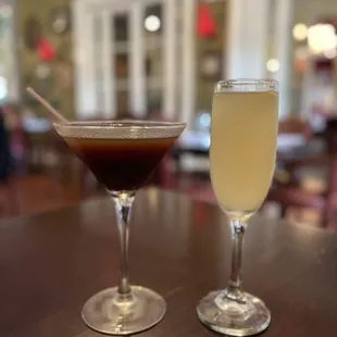 Vampire's Kiss (left) &amp; The Saint 75 (right)