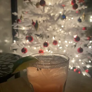 Well Greyhound with FRESH SQUEEZED grapefruit juice