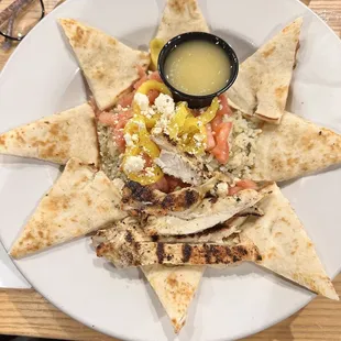 New on menu: Greek chicken plate