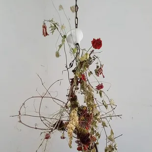 Floral chandelier