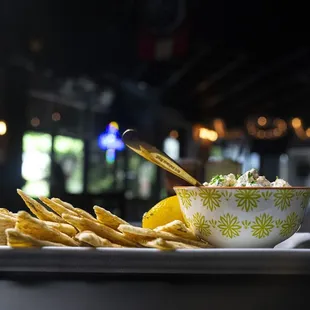 fish and chips, food