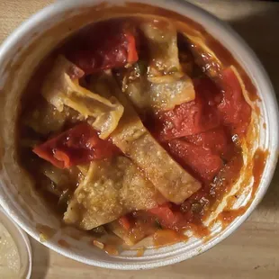 Chicken tortilla soup