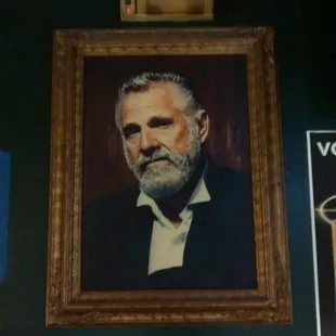 The most interesting man in the world.