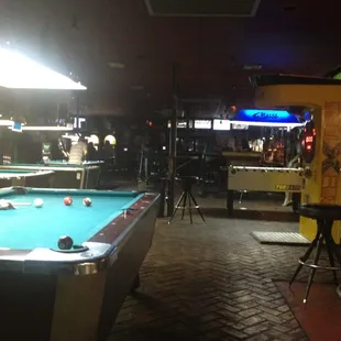 Punching machine, foosball, pool tables