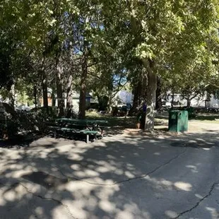 Looking at the park, BBQs, walkways, bandshell, swings &amp; climbing.... More