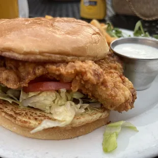 Hoosier Pork Tenderloin Sandwich