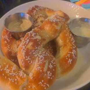 Yummy pretzels.