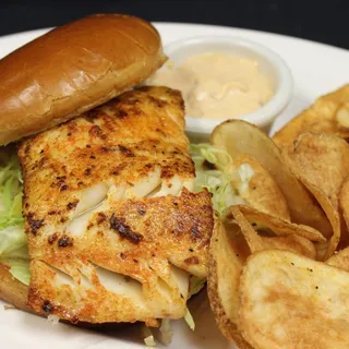 Craft Beer Battered Cod Sandwich