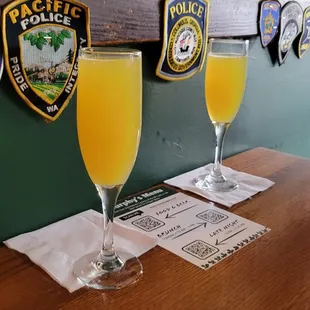 Mimosas. Only $1.00 during brunch.