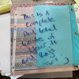 What Shannon did to my binder spun out on meth.