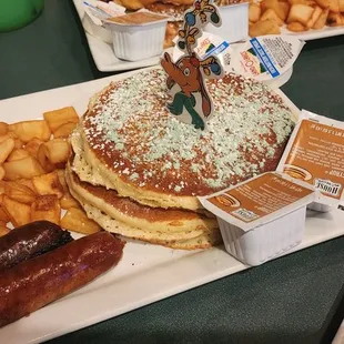 pancakes, food