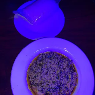 pounded yam with egusi soup