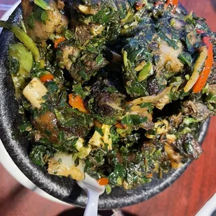 Goat meat platter, so yummy