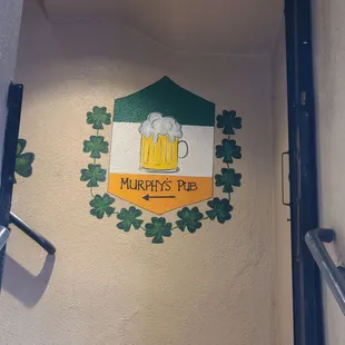 The entrance stairway