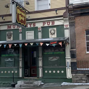 the front of the pub