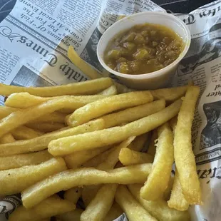 Curry fries