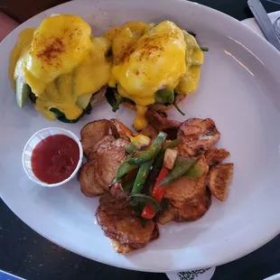 Avocado Spinach Benny