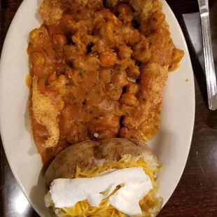Catfish Daniel w/baked potato