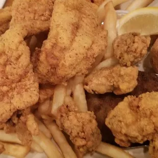 Seafood platter.