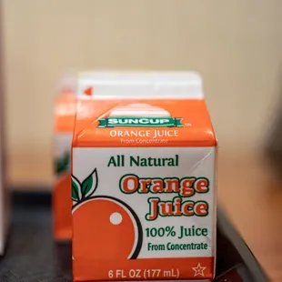 OJ (comes w/ breakfast)