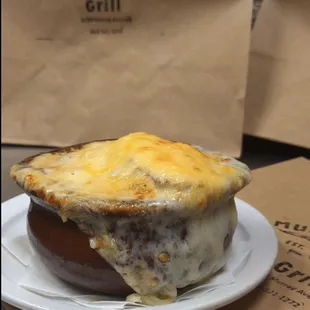Our delicious French Onion soup