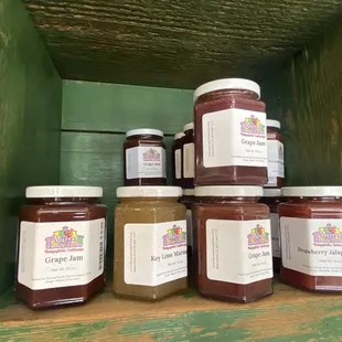 Jam - grape, key lime, strawberry jalapeño