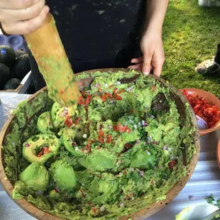 Tent-Side Guacamole at Wade Oval Wednesday