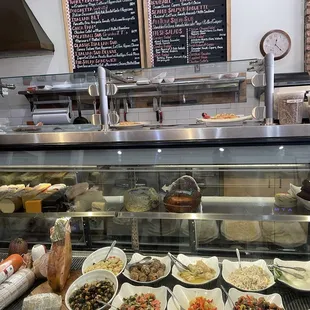 Nice selection of sandwiches and classic Italian dishes