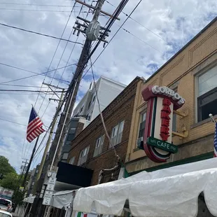 the outside of the building