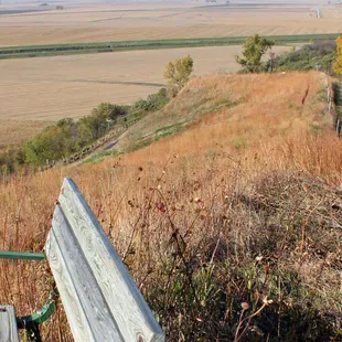 On top looking back towards the parking lot.