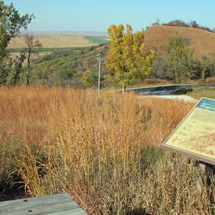 First rest area with an Interpretive Sign