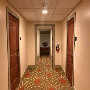 Hallway to 4th floor rooms