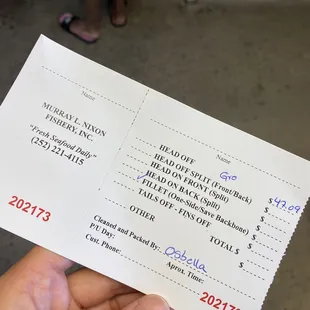 Receipt