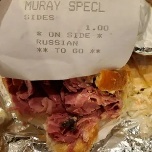 Debris found in corned beef special