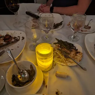 We demolished the food. Delicious!