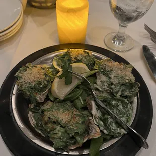 Oysters Rockefeller