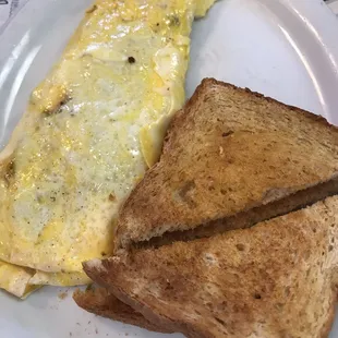Omelette and Toast