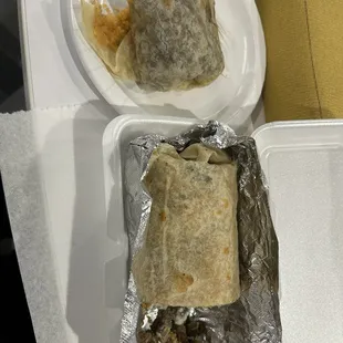 Carne Asada burrito