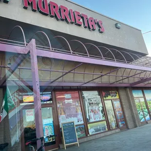 the front of the store