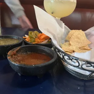 Chips and Salsa and Margaritas. What more could a girl ask for on a Friday eve?