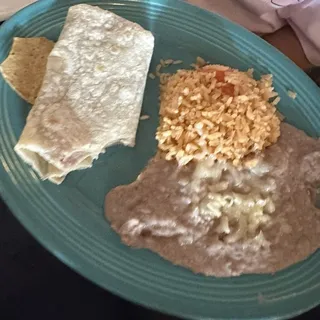 Kids Bean and Cheese Burrito