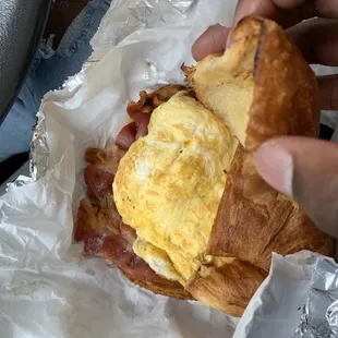 Bacon Egg and Cheese Croissant